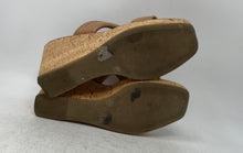 Load image into Gallery viewer, INC International Concepts Womens Tabia Brown Wedge Slide Sandals Size 10M