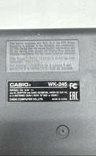 Load image into Gallery viewer, Casio Model WK-245 Black 76 Key Electronic Keyboard Not Tested Little Damage