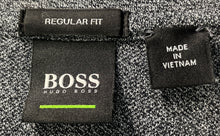 Load image into Gallery viewer, Hugo Boss Mens Gray Spread Collar Regular Fit Short Sleeve Polo Shirt Size L