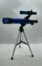 Load image into Gallery viewer, NASA Lunar Blue Equatorial Mount Spotting Refractor Telescope With Tripod