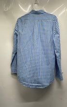 Load image into Gallery viewer, Vineyard Vines Mens Blue White Plaid Long Sleeve Slim Fit Button-Up Shirt Size S