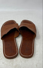 Load image into Gallery viewer, Desert Totes Womens Brown Leather Open Toe Slip-On Slide Sandals Size 40