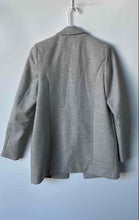 Load image into Gallery viewer, River Island Womens Gray Heather Long Sleeve Notch Neck Open Front Blazer Size 6