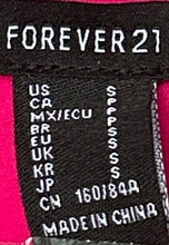 Load image into Gallery viewer, Forever 21 Womens Hot Pink 3/4 Puff Sleeve Square Neck Short Mini Dress Size S
