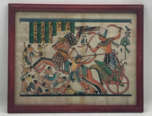 Load image into Gallery viewer, Delta Papyrus Factory Egyptian Ancient Egypt Wall Decor Framed Art Painting