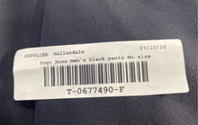 Load image into Gallery viewer, Hugo Boss Mens Black Pleated Slash Pockets Straight Leg Dress Pants No Size