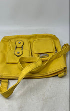 Load image into Gallery viewer, Rosetti Womens Yellow Faux Leather Adjustable Strap Zip Top Crossbody Bag