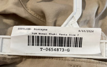 Load image into Gallery viewer, H&M Womens Khaki Pleated Front Pockets Straight Leg Cargo Pants Size 2