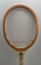 Load image into Gallery viewer, Vintage Dunlop Marty Riessen Autographed Wooden Professional Tennis Racquet