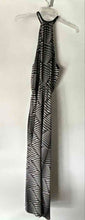Load image into Gallery viewer, Express Womens Black White Printed Sleeveless Long Maxi Dress Size Small