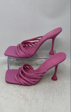 Load image into Gallery viewer, Zara Womens Pink Open Toe Slip-On Stiletto Heel Strappy Sandals Size EUR 40