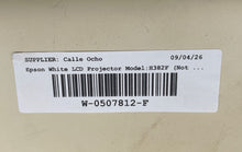 Load image into Gallery viewer, Epson Model H382F White HDMI Audio Video Ports LCD Projector Not Tested