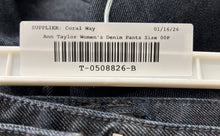 Load image into Gallery viewer, Ann Taylor Womens Blue Denim Regular Fit Signature Bootcut Leg Jeans Size 00P