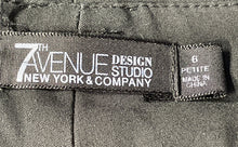 Load image into Gallery viewer, 7th Avenue Design Studio New York & Company Womens Black Dress Pants Size 6P