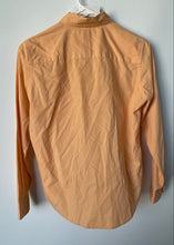 Load image into Gallery viewer, Lauren Ralph Lauren Womens Orange Cotton Long Sleeve Button-Up Shirt Size S
