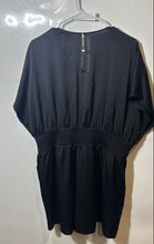 Load image into Gallery viewer, Express Womens Black Kimono Sleeve Pullover V-Neck One-Piece Romper Size XL