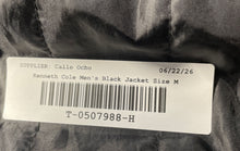 Load image into Gallery viewer, Kenneth Cole Reaction Mens Black Long Sleeve Pockets Full-Zip Jacket Size Medium