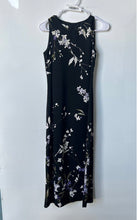 Load image into Gallery viewer, Jones New York Womens Black Floral Sleeveless Round Neck Shift Dress Size 2P