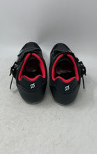 Load image into Gallery viewer, Peloton Mens PL-SH-B-42 Black Red 3 Bolt Adjustable Cycling Shoes Size 42