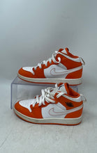 Load image into Gallery viewer, Nike Kids Air Jordan 1 Mid SE DM4229-800 Electro Orange Sneaker Shoes Size 1Y