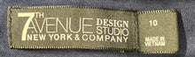Load image into Gallery viewer, 7th Avenue Design Studio New York & Company Womens Navy Blue Chino Shorts Sz 10