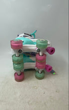 Load image into Gallery viewer, Sulifeel Girls Multicolor Rainbow Unicorn Light Up Roller Skates Sz 10C-13C