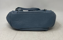 Load image into Gallery viewer, Genuine Leather Womens Light Blue Adjustable Strap Mini Backpack