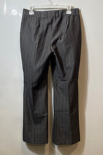 Load image into Gallery viewer, Anne Klein Womens Gray Pinstripe Flat Front Straight Leg Dress Pant Size 6P