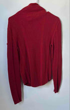 Load image into Gallery viewer, Tommy Hilfiger Womens Red Cotton Turtleneck Long Sleeve Pullover Sweater Size LG