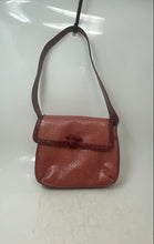 Load image into Gallery viewer, Relic Womens Brown Leather Woven Inner Pocket Snap Shoulder Handbag