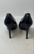 Load image into Gallery viewer, Nine West Womens Foxy Black Leather Pointed Toe Stiletto Pump Heels Size 9.5M