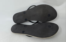 Load image into Gallery viewer, Authentic Tory Burch Womens Black Leopard Print Flip Flop Sandals Size 9 M Worn