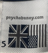 Load image into Gallery viewer, Psycho Bunny Mens White Pima Cotton Short Sleeve Spread Collar Polo Shirt Size 5