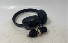 Load image into Gallery viewer, Cyber Acoustics Black Wired USB Stereo Headphones Model AC-6012 Untested