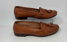 Load image into Gallery viewer, Cole Haan Mens Brown Leather Tassel Moc Toe Slip-On Loafer Shoes Size 9M