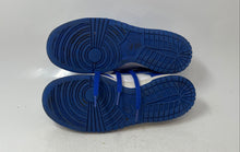 Load image into Gallery viewer, Nike Kids Dunk Low White Blue Leather Lace-Up Low Top Sneaker Shoes Size 5.5Y
