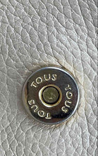 Load image into Gallery viewer, Authentic Tous Womens Beige Leather Inner Pocket Bottom Studs Satchel Handbag