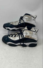Load image into Gallery viewer, Nike Boys Air Jordan 6 Rings 323419-104 White Black Lace-Up Sneakers Shoes Sz 7Y