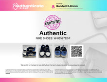 Load image into Gallery viewer, Authentic Nike Boys Air Jordan 1 Low OG CZ0858-400 White Blue Sneaker Shoes 4.5Y