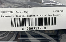 Load image into Gallery viewer, Panasonic Palmcorder PV-22D Fade x8 Black Digital Video Camera Not Tested
