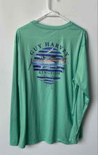 Load image into Gallery viewer, Guy Harvey Mens Mint Green Kingfish Long Sleeve Performance T-Shirt Size XL