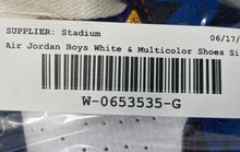 Load image into Gallery viewer, Nike Boys Air Jordan 1 Low SE CZ8657-100 White Multicolor Sneaker Shoes Sz 6.5Y