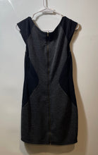 Load image into Gallery viewer, Express Womens Gray Blue Cap Sleeve Scoop Neck Short Sheath Dress Size 6