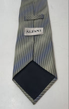 Load image into Gallery viewer, Alfani Mens Multicolor Striped Print Keeper Loop Adjustable Pointed Tie