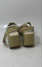 Load image into Gallery viewer, Velez Womens Beige Leather Adjustable Ankle Strap Platform Sandals Size EU 35