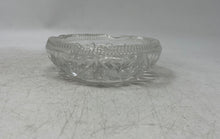 Load image into Gallery viewer, Vintage Bohemia Ashtray Clear Crystal Cut Glass Tobacciana Ashtray Collectible