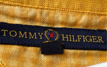 Load image into Gallery viewer, Tommy Hilfiger Mens Yellow Long Sleeve Collared Button-Up Shirt Size Large