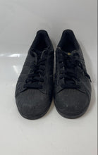 Load image into Gallery viewer, Adidas Mens Superstar Black Gold Tone Lace-Up Low Top Sneaker Shoes Size 11.5