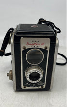 Load image into Gallery viewer, Antique Kodak Duaflex III Black Silver Photography Box Camera Not Tested