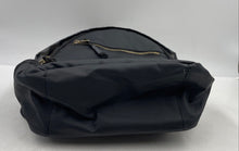 Load image into Gallery viewer, Versace Parfums Womens Black Adjustable Strap Zip-Around Lined Backpack Worn